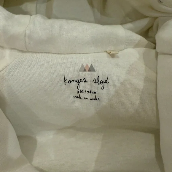 Konges Slojd Baby Girl Hooded Coverall - Picture 2 of 3